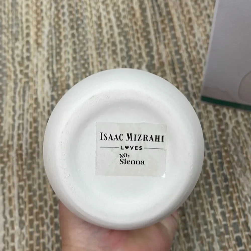 Isaac Mizrahi Loves Xo, Sienna Ceramic Decorative Vase